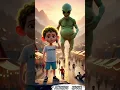 Lagu The Little Boy Saved The Pregnant Alien👽😎 #alien #saved #kindness #care #shorts