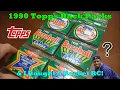 A Rocket Rookie Ripping 1990 Topps Rack Packs