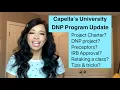 Capella s DNP Program Update Half-way through the program tips and tricks