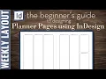 How to Make a BuJo Style Planner Layout Beginner Tutorial 2025 EASY Weekly Spread