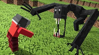 Horror Minecraft, But Breaking Blocks Breaks Them All