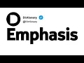 Emphasis Synonyms Similar Words