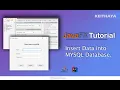 JavaFX Inset Data Into mySQL Database Part 02