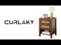 Curlaky Rattan Nightstand Assembly