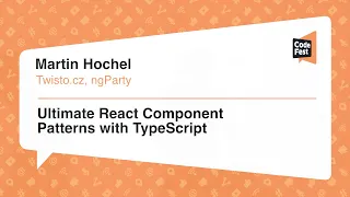 Martin Hochel Ultimate React Component Patterns with TypeScript