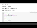 Linear Algebra using Python for Machine Learning and Data Science Vector Vector Norms