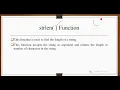 5 Web Development using PHP PHP 2 Part 10 1 Strings in PHP
