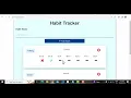 Habit Tracker App Using Node js Express Ejs and MongoDB