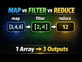 JavaScript map vs filter vs reduce One Array 3 Outputs