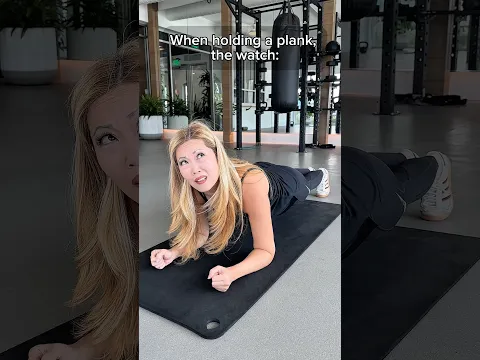When holding a plank, the watch: 🤯 LeoNata Best