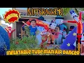 NEW GIANT Nutcracker Inflatable Tube Man Air Dancer and Our Christmas Inflatables Display