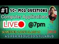 Mcq On Computer Applications ICSE Class 10 Part 1 JAVA Programming ICSE Class 10 Semester 2