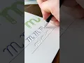 The Grooves In These Flash Cards Make Learning To Write Cursive Easy