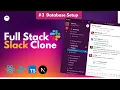 Build a Full Stack Realtime Slack Clone React and TailwindCSS Database Setup