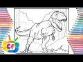 T Rex Coloring Pages Tyrannosaurus Rex Coloring of Dinosaurs