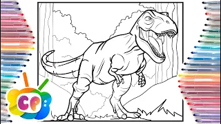 T Rex Coloring Pages Tyrannosaurus Rex Coloring of Dinosaurs