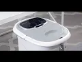 Costway Portable All-In-One Heated Foot Bubble Spa Bath Motorized Massager