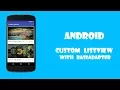 04 Android Custom ListView With BaseAdapter Android Tutorial For Beginners