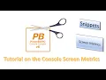 PowerBasic Snippets - Tutorial on Console Metrics