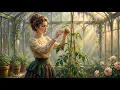 A Garden Day in Folk Village Music Victorian Visual Poem