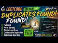 LeetCode 217 Contains Duplicate Python 3 Solution Timer Challenge