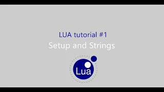Lua Tutorial Learning strings in LUA