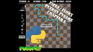 Pipes Flowy - Chapter 6 Python Pygame Module Programming Beginners