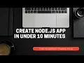 Create web application with Express js and template engine EJS