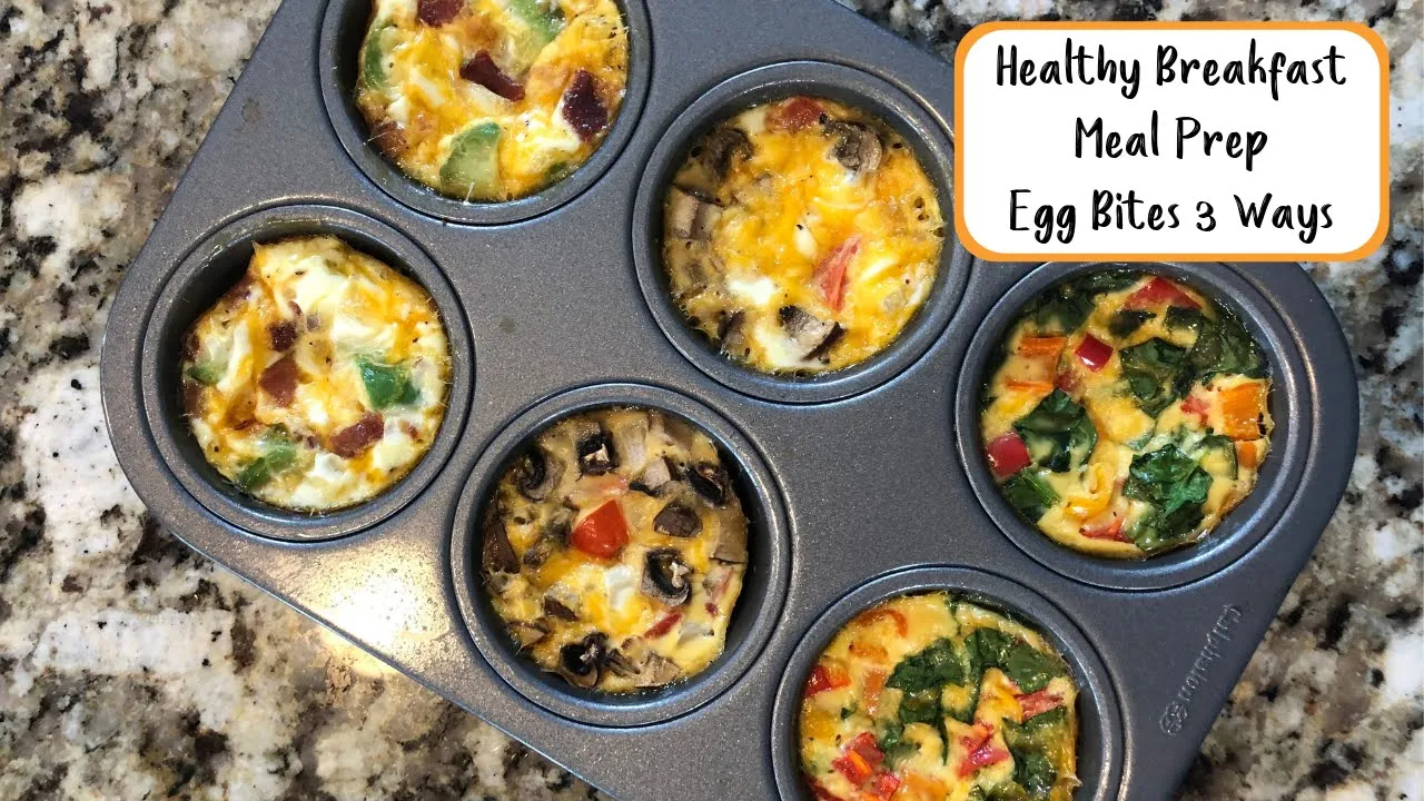 Egg Muffins 3 Ways   Easy Meal Prep Recipe