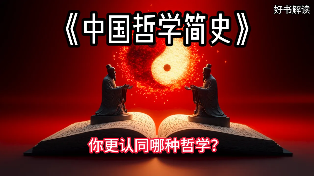 好书解读《中国哲学简史》冯友兰教你用国学智慧活出现代高级感｜哲学入门必看