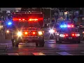 Massive CHP LAPD Escort LAFD Rescue 78 Transporting CHP Officer to Cedars-Sinai
