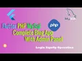Flutter php mysql complete blog app with admin panel part 9