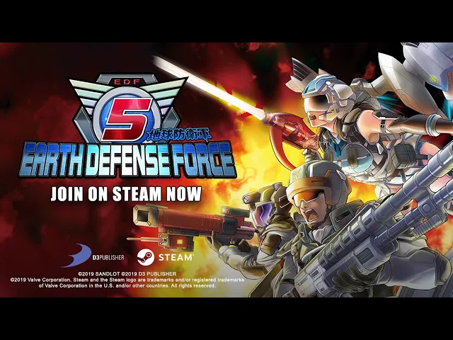 Earth Defense Force 5  - PC Announce Trailer