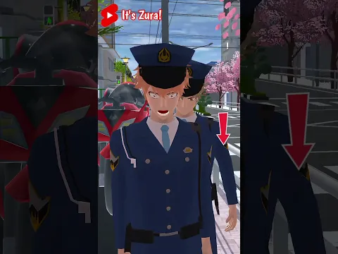 Mio ditilang sama Polisi || IB? Cek sound #sakuraschoolsimulator #sakura #fyp #shorts