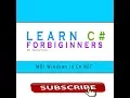 MDI Windows in C NET