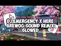 DJ EMERGENCY X HERE BREWOG || SOUND SAKIF REMIX SLOWED + REVERB || VIRAL TERBARU TIKTOK 2025‼️