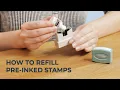 How to Refill Pre-Inked Stamps