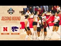 Nebraska vs. Kansas State: 2025 NCAA volleyball second round highlights