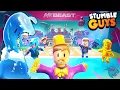 Download Lagu GOKIL ADA  COLAB MR BEAST DAN SKIN OMBAK DI Stumble Guys