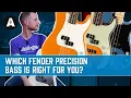 Fender Precision Bass Player vs Performer vs Professional vs Ultra - What are the Differences