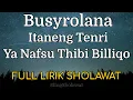 Download Lagu Sholawat Busyrolana Ya Nafsuti Bibiliqo Itaneng Tenri - Mas Kafa Al-Jauhar