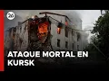 Download Lagu UCRANIA BOMBARDEÓ KURSK | 4 civiles muertos tras un ataque con drones
