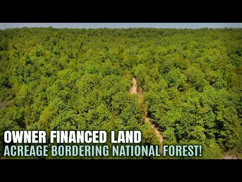 $1,500 Down - Owner Financed Land ON The National Forest in Ozarks! ID#DB02 - Borders 50,000 Acres!