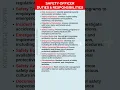 Safety Officer Duties and Responsibilities Safety Officer Roles and Responsibilities