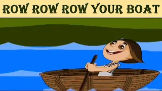 ROW ROW ROW YOUR BOAT | MAGICAL NURSERY RHYMES | Nursery Rhymes For Kids | Kids Educational Stories