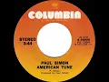 1974 HITS ARCHIVE: American Tune - Paul Simon (stereo 45)