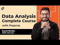Data Analysis Complete Course Data Analytics Projects Web-Scraping Data Visualization SCALER