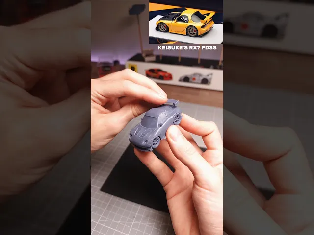 RX7 FD3S "Keisuke Style" | ORIGINALS | Model kit car.stl video thumbnail