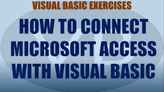How To Connect Microsoft Access Database With Visual Basic Visual Basic Tutorial Tagalog Filipino