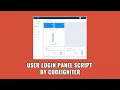 User Login Panel Script By Codeigniter